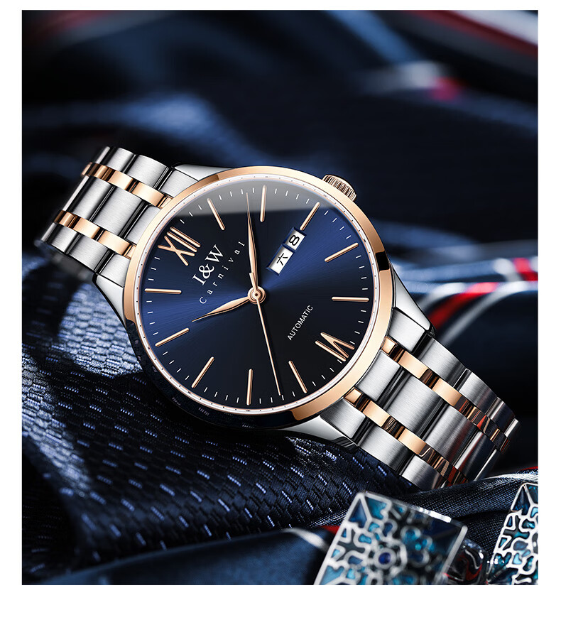 Aiwochi Swiss Iw Watch, Men's Fully Automatic Mechanical Watch, Men's Luxury Timepiece, 2026 New Model Brand Wristwatch, Birthday Gift 6