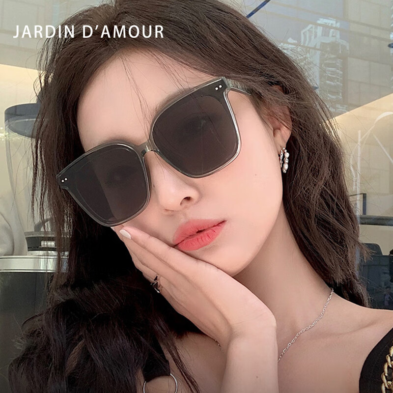 Jardin d'amour男女款2024款高清尼龙GM超大驾驶眼镜灰绿色