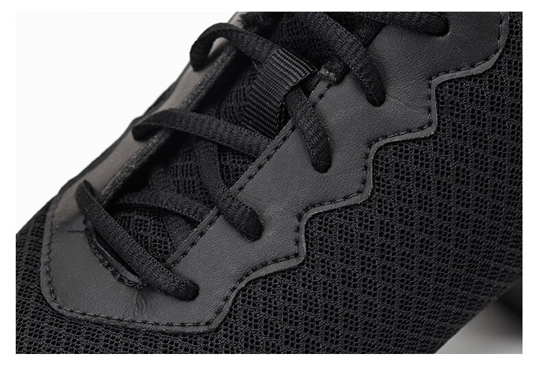 Sansha Women's Soft-Soled Mesh Dance Shoes for Modern Dance, Square Dancing, And Jazz Dancing, Breathable H26M Black Size 36 17