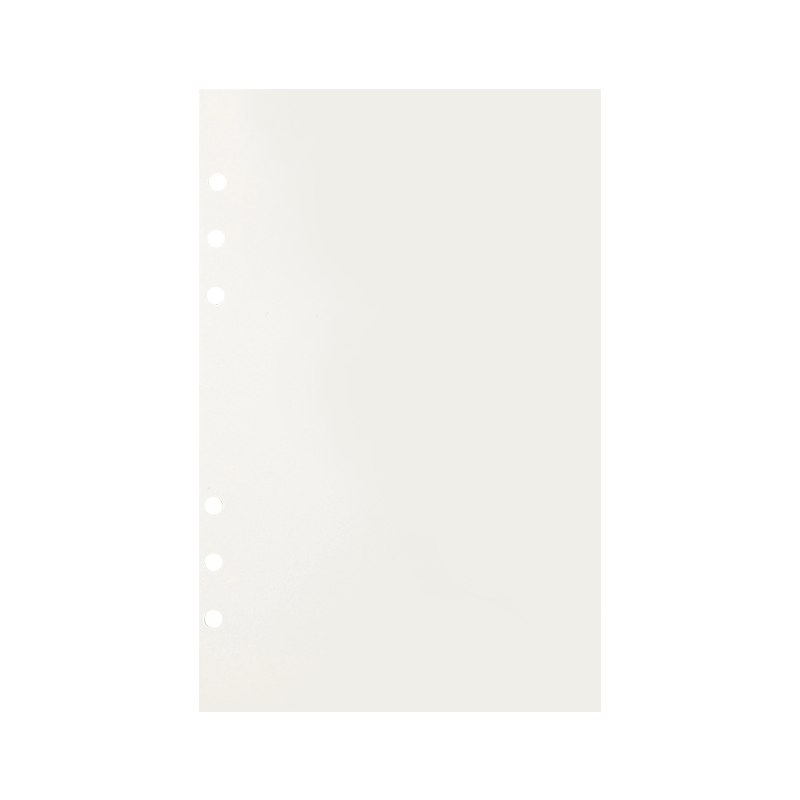 Faramon [Lowest Price Online] Loose-Leaf Refill Notebook Compatible with 9-Hole B5/80 Sheets, Blank Paper, Thick Replacement Inner Pages B5-Blank Inner Pages