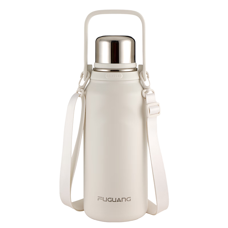 Fuguang Insulated Mug, Large Capacity, 316L Stainless Steel Water Bottle, for Men And Women, Outdoor Sports, Tea Infuser Cup, Dual-Use Tea Mug, 1500ml
