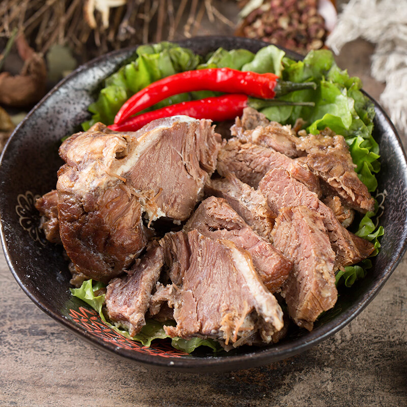 月盛斋 清真羊肉 中华老字号 酱羊肉熟食 五香酱羊肉200g开袋即食下酒菜