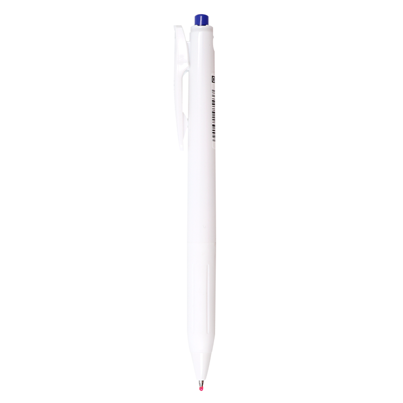 ZEBRA 0.4mm Retractable Bullet Tip Gel Pen, Colorful Student Drawing Signing Pen, Marking Coloring Journal Pen, JJS29-R1, White Barrel Blue Ink, Single Pe