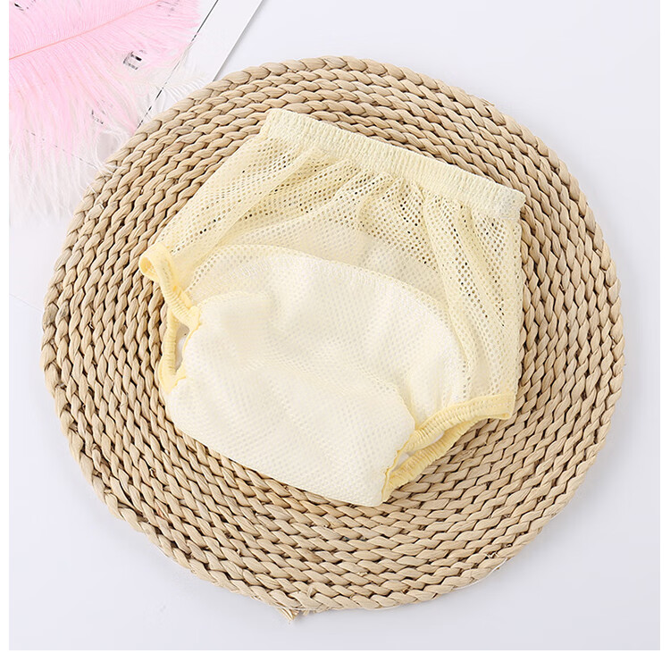 9I9 Baby Diaper Pants, Summer Washable Training Pants, Infant Learning Pants, Toilet Training Underwear, Gauze Waterproof, 3 Pieces A76 14