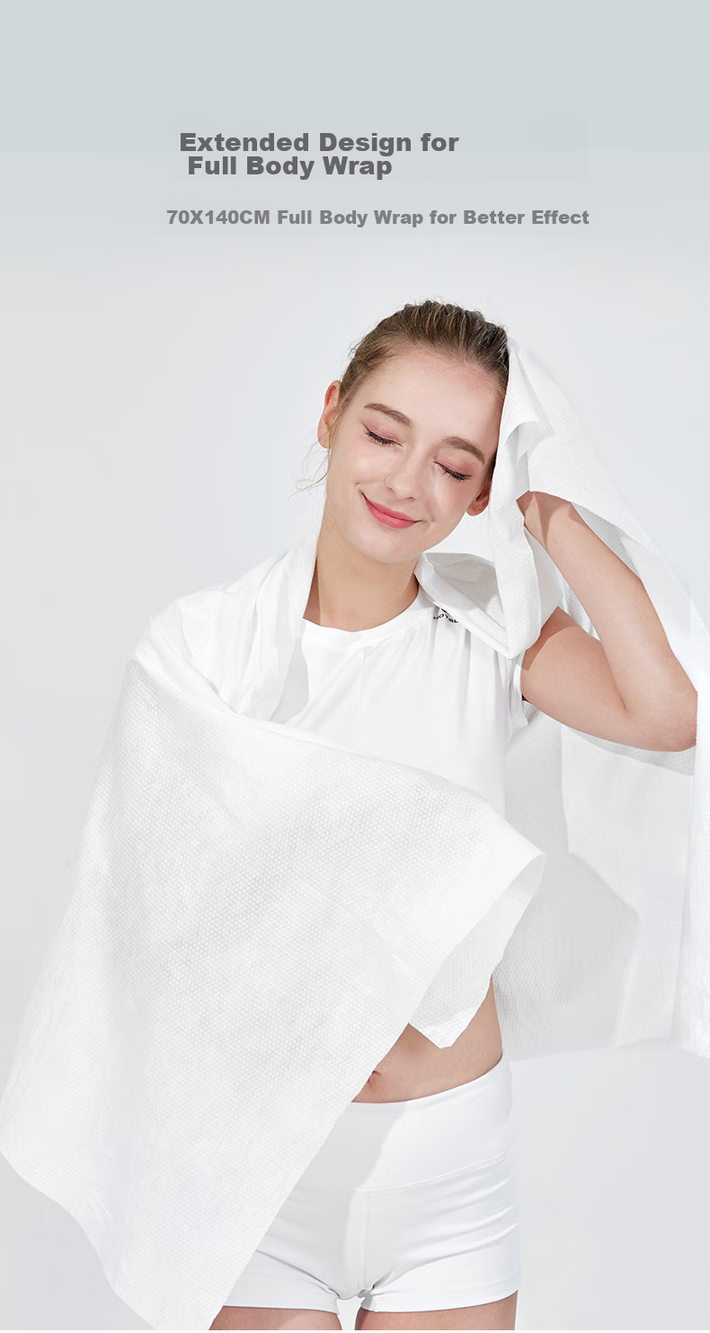 HINCLOUD Disposable Compressed Bath Towels, Bathroom Supplies, Travel Compressed Bath Towels, Pack of 10 5