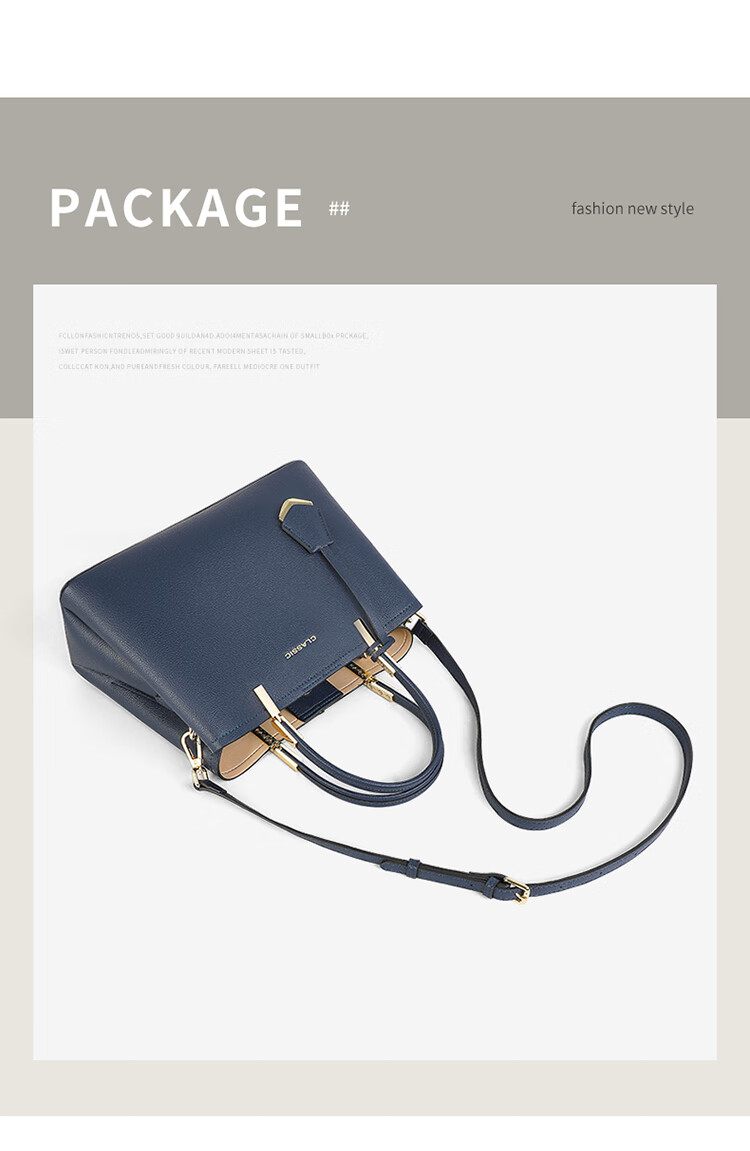 Aiqinghai Leather Handbag, Women's Bag, Large Capacity Tote Bag, Shoulder Crossbody Casual Birthday Mother's Day Gift, Practical Present for Mom 4