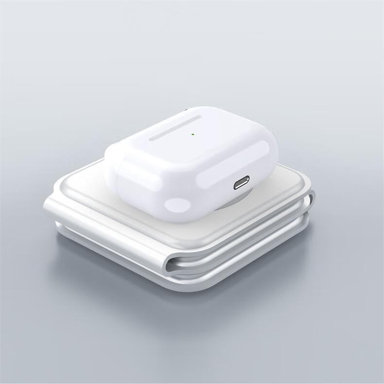 Zitai Three-In Foldable Magnetic Wireless Charger for Apple Magsate 15W Fast Charging IPhone 18/17/16/15/AirPods Earphones/iWatch W07 10