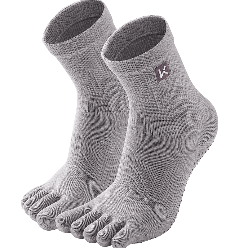 Keep Yoga Socks, Non-Slip Toe Separation Women's Five-Toe Socks, Indoor Floor Exercise Dance Pilates Summer Sports