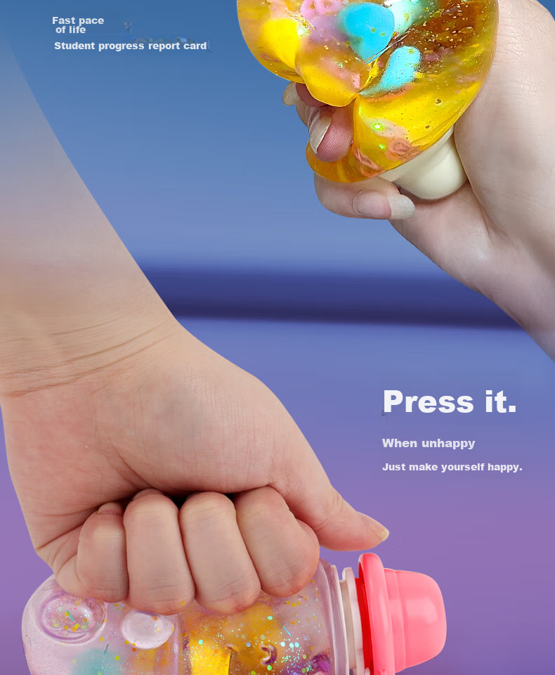 Aomengxing Squeeze Toy with Slow Rebound, Water-Filled Stress Relief Toy, Decompression Gadget, Girls' DIY Craft Materials, Children's Birthday Gift 5