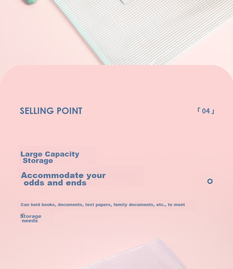 Deli Back-To Stationery, 5 A4 Grid Zipper Pouches, File Folders for Students' Subject Classification, Label Style, Morandi Mixed Colors 63484A 7