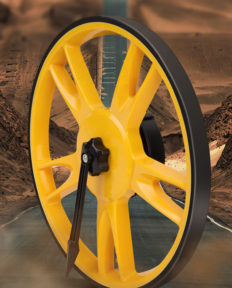 Deli Wheel Distance Meter Detachable Large Wheel Electronic Digital Measuring Wheel 318mm Outdoor Measurement 8