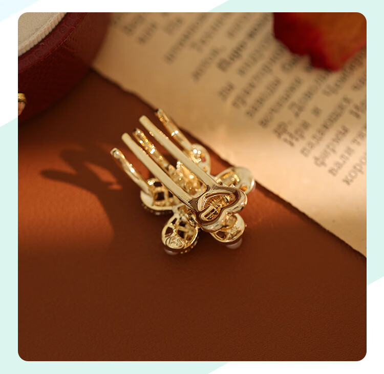 CHIMERA 2 Pieces Elegant Hair Clips, Spring Clips, Ponytail Clips, Half-Up Clips, Barrettes, Side Hair Accessories, Birthday Gift for Wome 24