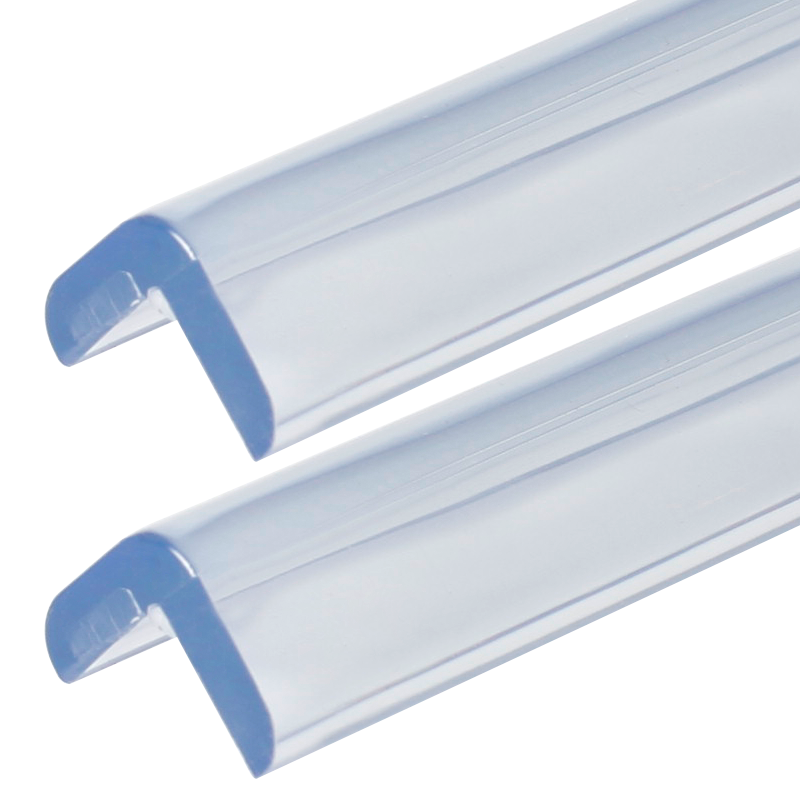 EUDEMON Adhesive-Free Transparent Anti-Collision Strip, Child Safety Edge Guard for Tables And Glass, Wall Corner Protection, 2 Pieces