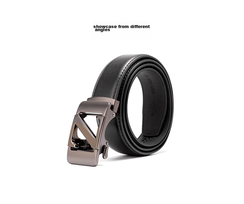 Aokang Men's Belt with Automatic Buckle, Business Casual Waist Belt, Birthday Gift for Husband 9
