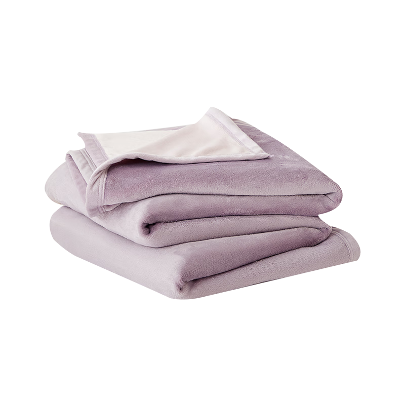 Wangyiyanxuan Blanket Throw, Flannel Blanket Class A, Air Conditioning Blanket, Upgraded Sweet Purple Pink 150*200cm