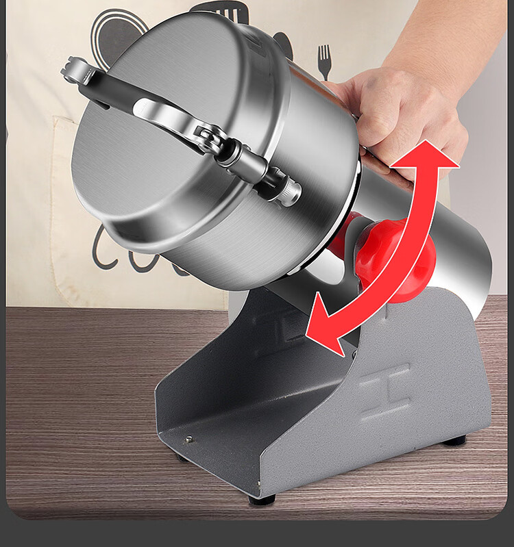 Baijie Stainless Steel Grinder Household Electric Powdering Machine Traditional Chinese Medicine Grinder BJ-800A 14