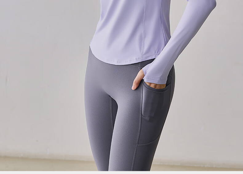 Gigt Yoga Top for Women, Long Sleeve, Breathable, Quick-Drying, Lightweight Running Sports T-Shirt, Fitness Wear 5