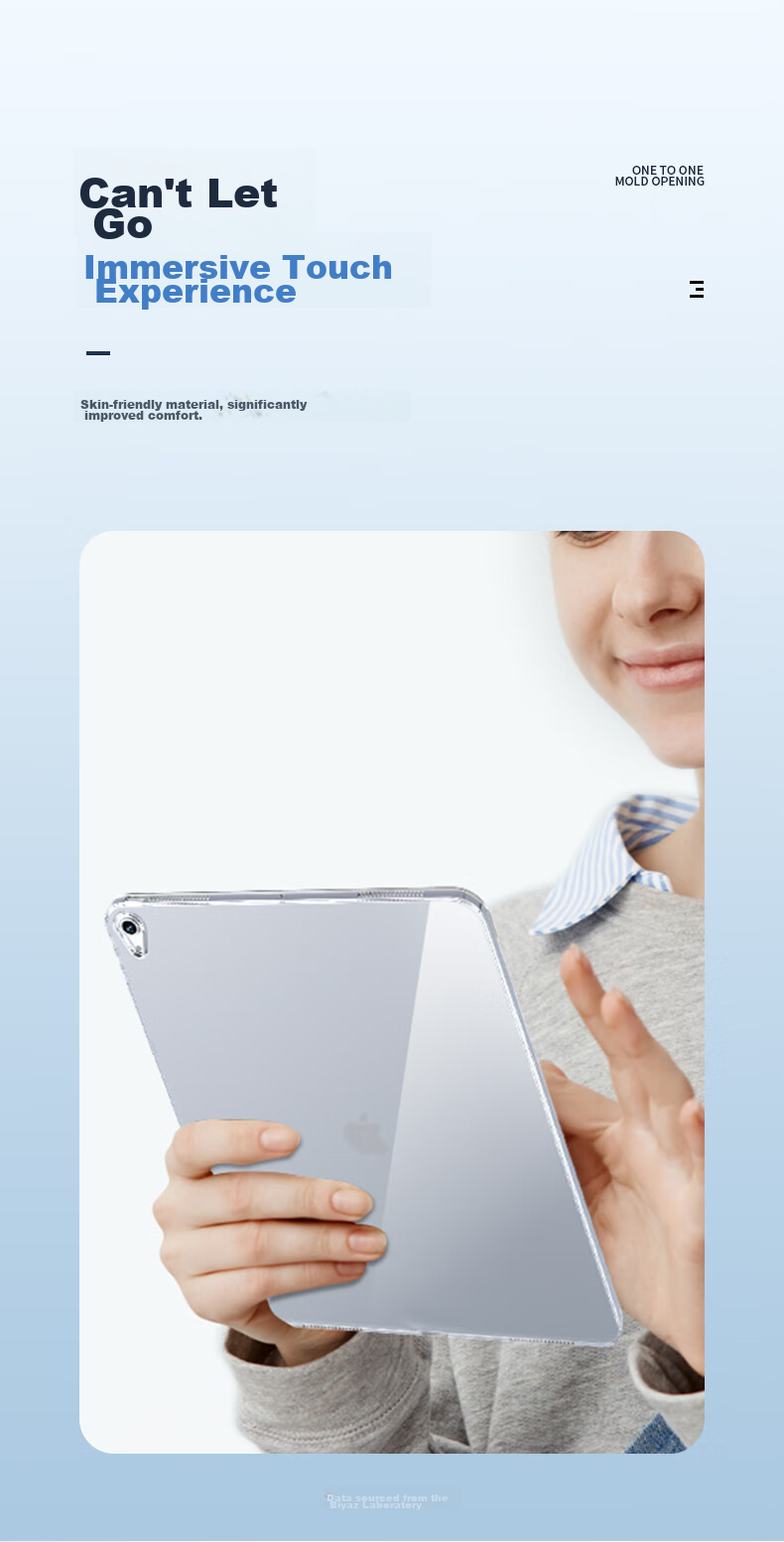 BIAZE IPad 24/21 IPad Mini 7/6 Protective Case with A17 Pro Chip, Apple Tablet 8.3-Inch TPU Slim Transparent Protective Cover PB301 6