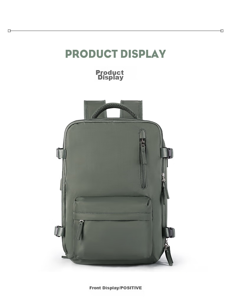 Landcase Backpack Travel Bag Large Capacity for Women And Men Short-Trip Tourism Bag Multifunctional Laptop Bag 5162 Dark Green Small Size 10