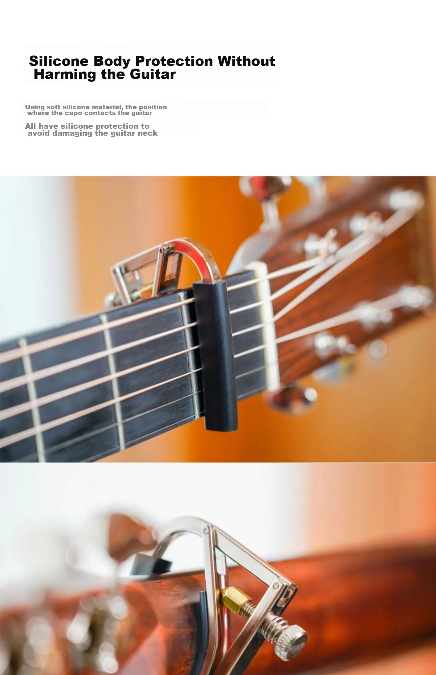 ALICE Metal Guitar Tuner Clip, Acoustic And Electric Guitar Universal Clip, Musical Instrument Accessory A007V 8