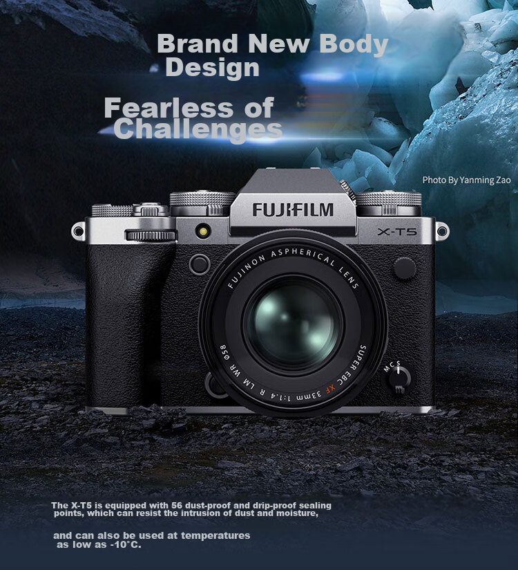FUJIFILM X-T5 Mirrorless Camera Kit (16-80mm) 40.2 Megapixels 7.0 Stops Five-Axis Image Stabilization 6K30P Classic Mechanical Dial, Silver 35