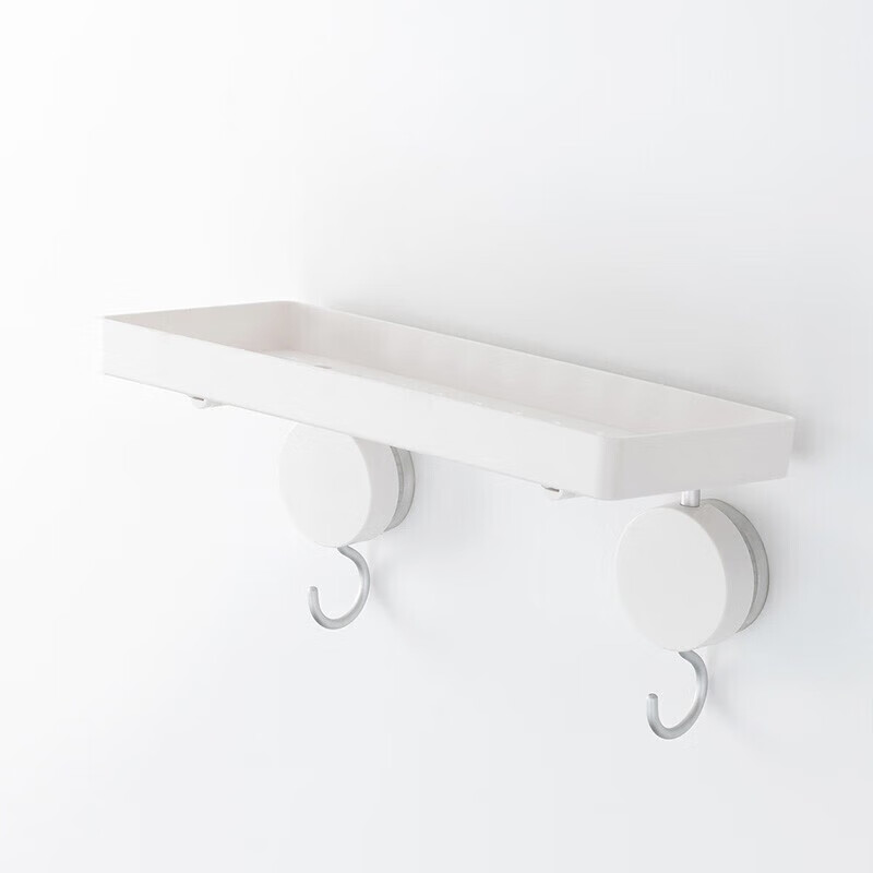 MUJI Vacuum Suction Cup Storage Series, Bathroom Storage Rack, No Drilling Required Wall-Mounted Washbasin Toilet Suction Cup Storage Box