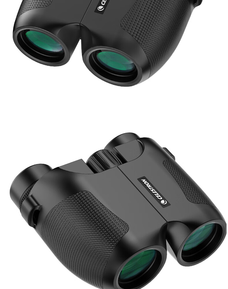 Celestron High-Definition 10X25 Paul Binoculars Orange for Concerts Theater Sports Outdoor Use with Phone Holder 14