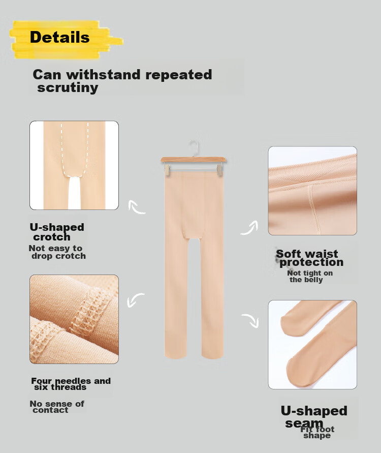 Ailatu Children's Dance Socks, Autumn And Winter Thickened Tights, Leggings for Girls, White Student Practice Socks, Outdoor Ballet Socks for Users 11