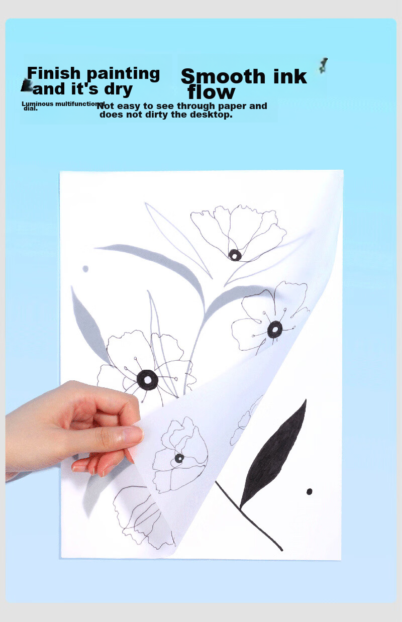 Kasimir Art-Specific Line Pen, Black, Dual-Tip Water-Based Pen for Primary School Students, Kindergarten Children, Outlining And Drawing, Chinese Painting Marker, Quick-Drying Outlining Pen, Thick And Thin Dual-Tip Marker Pe 4