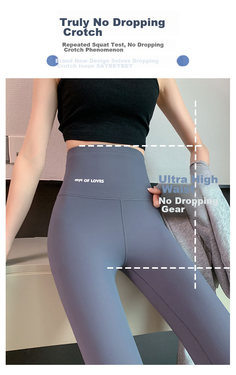 LangSha Shark Leggings for Women, Tight-Fitting High-Waisted Pants, Slimming Effect, Thin Yoga Leggings for Outer Wear 9