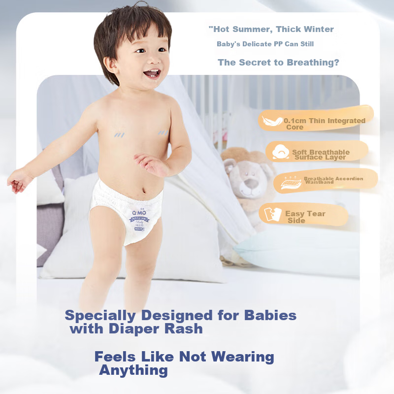 Подгузники-трусики Q-MO Soft Baby, размер XL (12-17 кг), 56 шт.