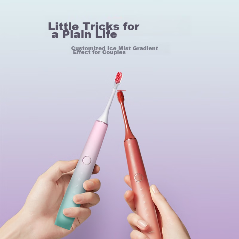 ROAMAN Electric Toothbrush, Recommended by Dentists for Deep Cleaning And Whitening, Gum Protection, Gift for Boyfriend/girlfriend, Birthday, Valentine's Day, Wedding, Engagement, T40 Little Heartbreaker, Matte Black