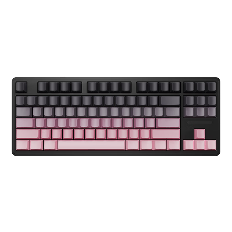 AUSDOM H87 Custom Mechanical Keyboard, Wireless Bluetooth Gasket Customization, 6-Layer Padded Side-Engraved Gaming E-Sports Office Keyboard, 10000mAh Blackberry Pink Side-Engraved Ultra-Fast Silver Switches