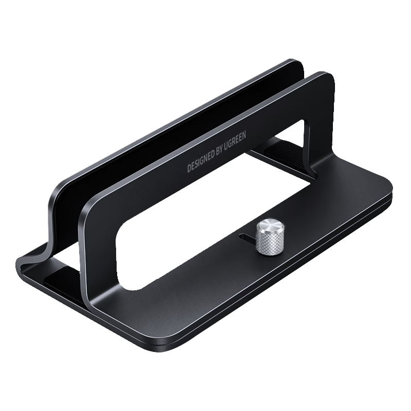 UGREEN Laptop Stand, Side-Standing Cooling Base, Computer Stand Storage Rack, Aluminum Alloy Portable Adjustable, Suitable for Apple MacBook, Huawei, Lenovo Legio
