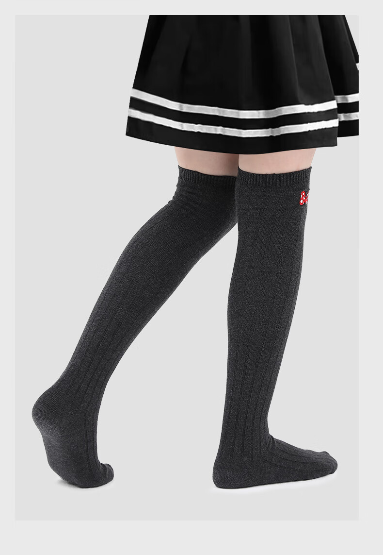Barbie Children's Mid-Calf Socks, Over-Knee Girls' Long Socks, Spring And Autumn High Socks for Girls, Student Cotton Socks, Versatile Long Socks 17
