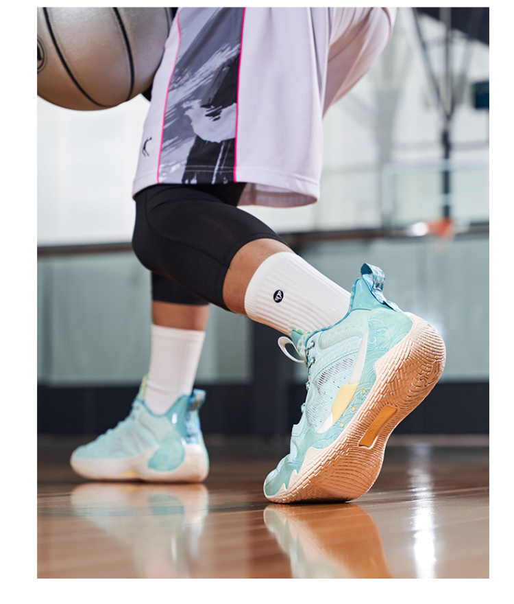 QIAODAN Basketball Shoes Venom ProSE Technology Rebound Shock Absorption Durable Professional Game Sports Shoes for Men 18