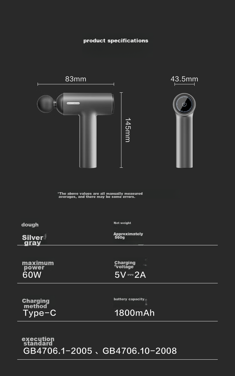 JD Original [Mid-Autumn Festival Gift] Professional Sports Massage Gun J7Pro Full-Body Deep Muscle Relaxation Massager Waist And Leg Massage Device Special Birthday Gift for Parents And Friends 16