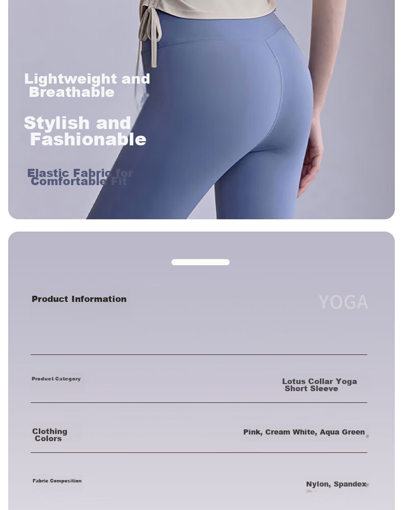 XUEXIMAN Yoga Top Short Sleeve Women's High Elasticity Pleated Slimming Pilates Sports Quick-Dry T-Shirt Fitness Wear Summer 8