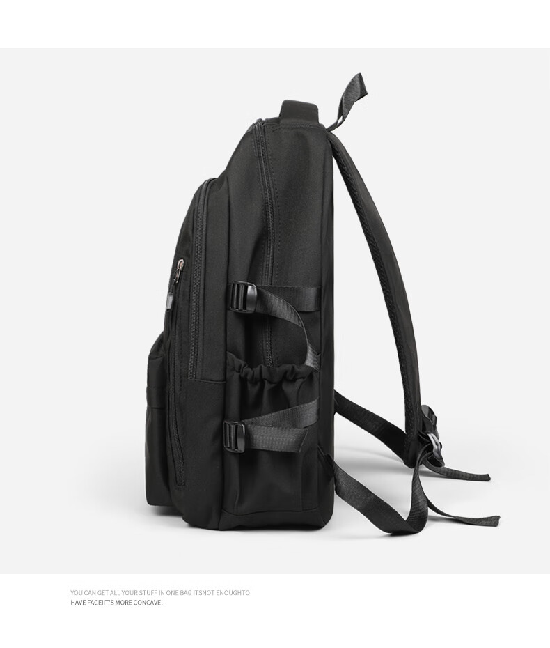 Viney Backpack for Primary, Middle And High School Students, Large Capacity Travel Backpack for Women, Simple Lightweight Laptop Bag for Grades 4-6, Stylish Outdoor Hiking Canvas Bag 23
