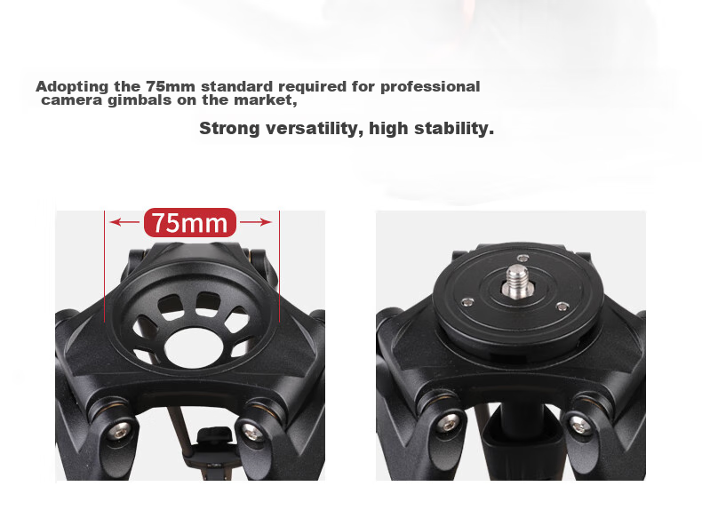 COMAN Professional Tripod, Camera Tripod, DSLR Hydraulic Head, Camera Stand, Live Streaming Photography, Load Capacity 10KG, Stable Universal Tripod KX3636F 17