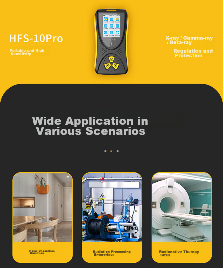 Aikesi Nuclear Radiation Detector, Personal Dosimeter Alarm, X-Ray Beta Gamma Radiation Ray CT Room Geiger Counter 8