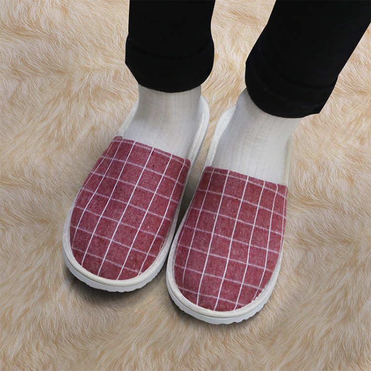 Banzheni Disposable Slippers for Guests, Floor Slippers, Unisex Travel Business Hotel Beauty Salon Non-Slip Linen Cotton Slippers, Mixed Colors, 6 Pairs 17