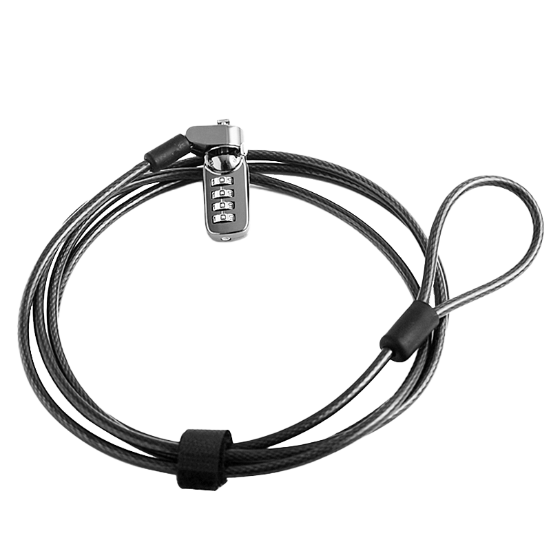 HAILE Laptop Lock Anti-Theft Password Lock, Suitable for HP Lenovo 6*2.5mm Locking Hole, AL-12