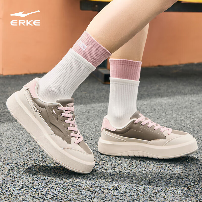 ERKE Women's Sneakers, Summer New Style Breathable Versatile Casual Shoes Sports Shoes | Yuanqi 1