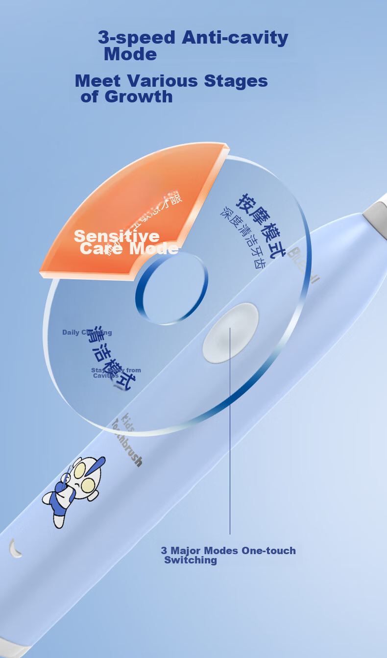 BILESHI Children's Toothbrush with Musical Rotating Rechargeable Electric Toothbrush for Boys And Girls Aged 2-3 Years Old, 6-12 Years Old, Gum Protection, Birthday Gift for Kids 2231 Gree 8