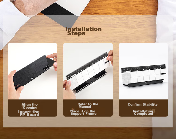 Fizz Self-Filling Calendar, Planner Notebook, Mini Desk Organizer, Task List, Office Desk Planner, Small Notebook, Memo Holder, Phone Stand FZ335014 11