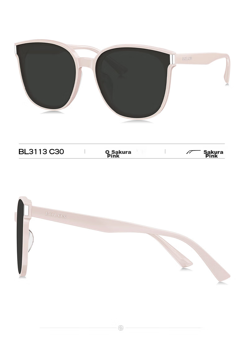 BOLON Sunglasses, Yang Zi's Style, UV Protection, Polarized Sunglasses for Women, Outdoor Driving, BL3113C30 13
