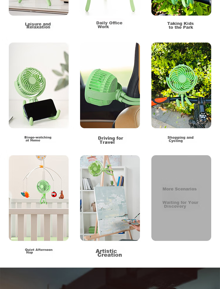 WeWarm Mini Handheld Fan Portable Rechargeable High-Speed DC Energy-Saving Outdoor Small Fan Long Battery Life FN1041W 13