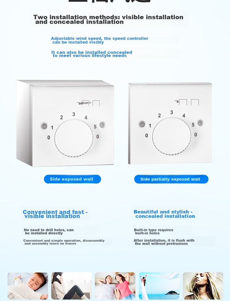 Wahson Ceiling Fan / Electric Fan / High-Power Dormitory Factory Rooftop Fan / Industrial Fan / Living Room Kitchen Dining Room Home Fan AC Fixed Frequency Fan 1.4 Meters FC-1400 8
