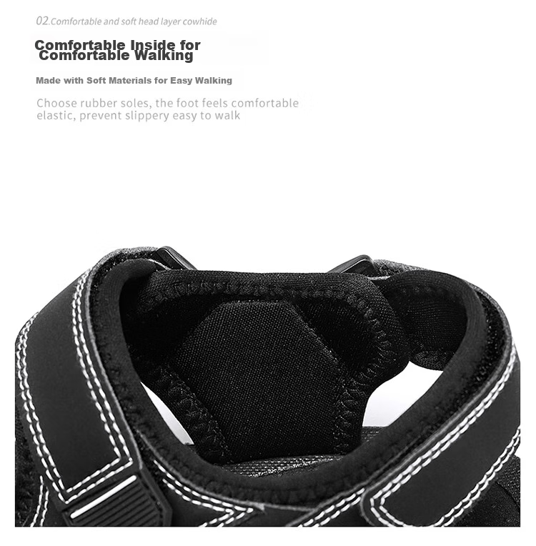 CARTELO Men's Sandals, Summer 2026, Breathable Casual Outdoor Beach Shoes, Men's Outdoor Soft-Soled Hole Shoes 7